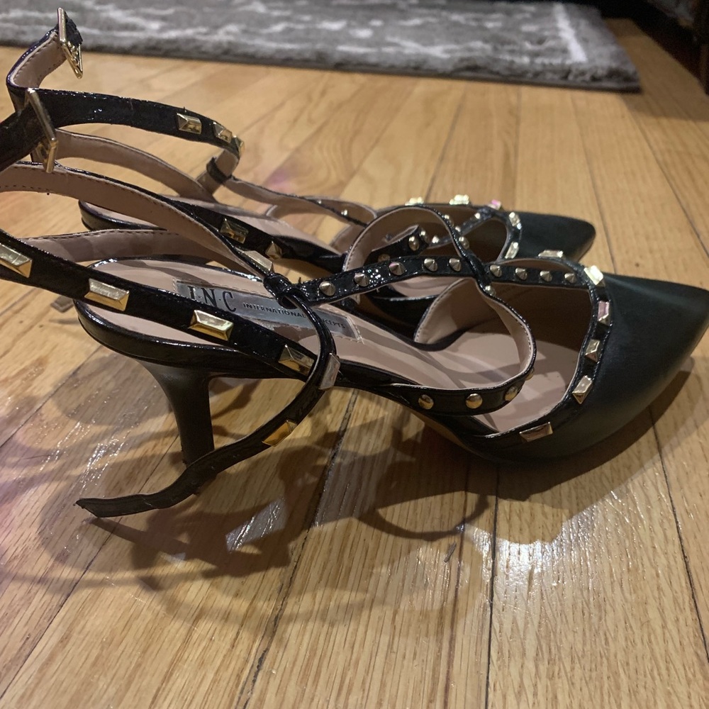 Studded high heels